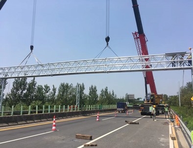 杭州杭州门架标牌施工现场
